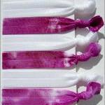 Elastic Hair Tie Purple Tie..