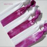 Elastic Hair Tie Purple Tie..