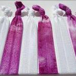 Elastic Hair Tie Purple Tie..