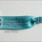 Turquoise Hair Tie - Bling ..
