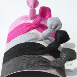 Hair Tie Set of 5 Doubles as Bracelet The Business Casual Collection Elastic Hair Ties