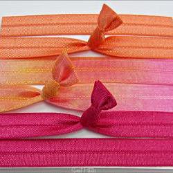 3 Elastic Headbands Tutti Frutti Collection Made by Sweet Petites 