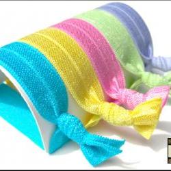 Hair Ties - Summer Splash Collection - Set of 5 - Sweet Petites