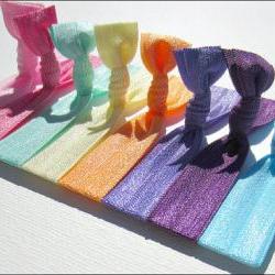 Hair Ties - Set of 8 - Candy Shoppe Collection - Elastic Hair Ties - Sweet Petites